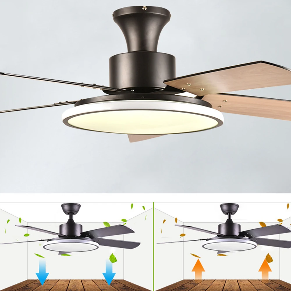 Инверторный светодиодный потолочный вентилятор лампа светильник ционным