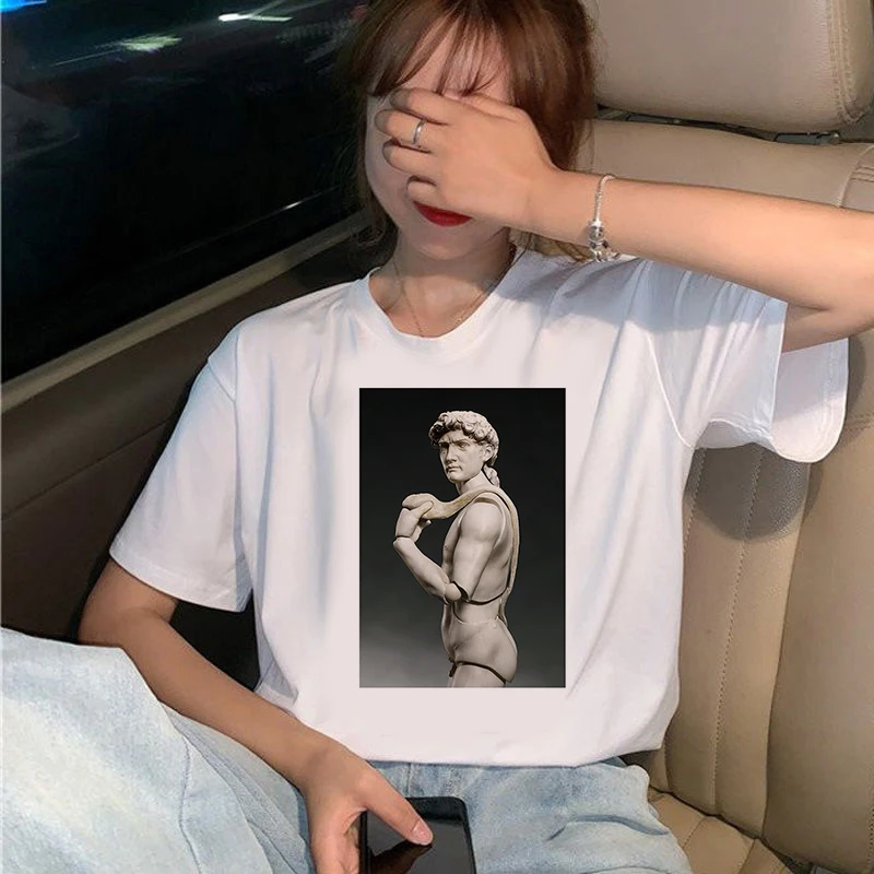 

Vaporwave aesthetic t shirt Printed cartoon cute top fun ulzzang kawaii harajuku female korean tshirt clothing femme t-shirt