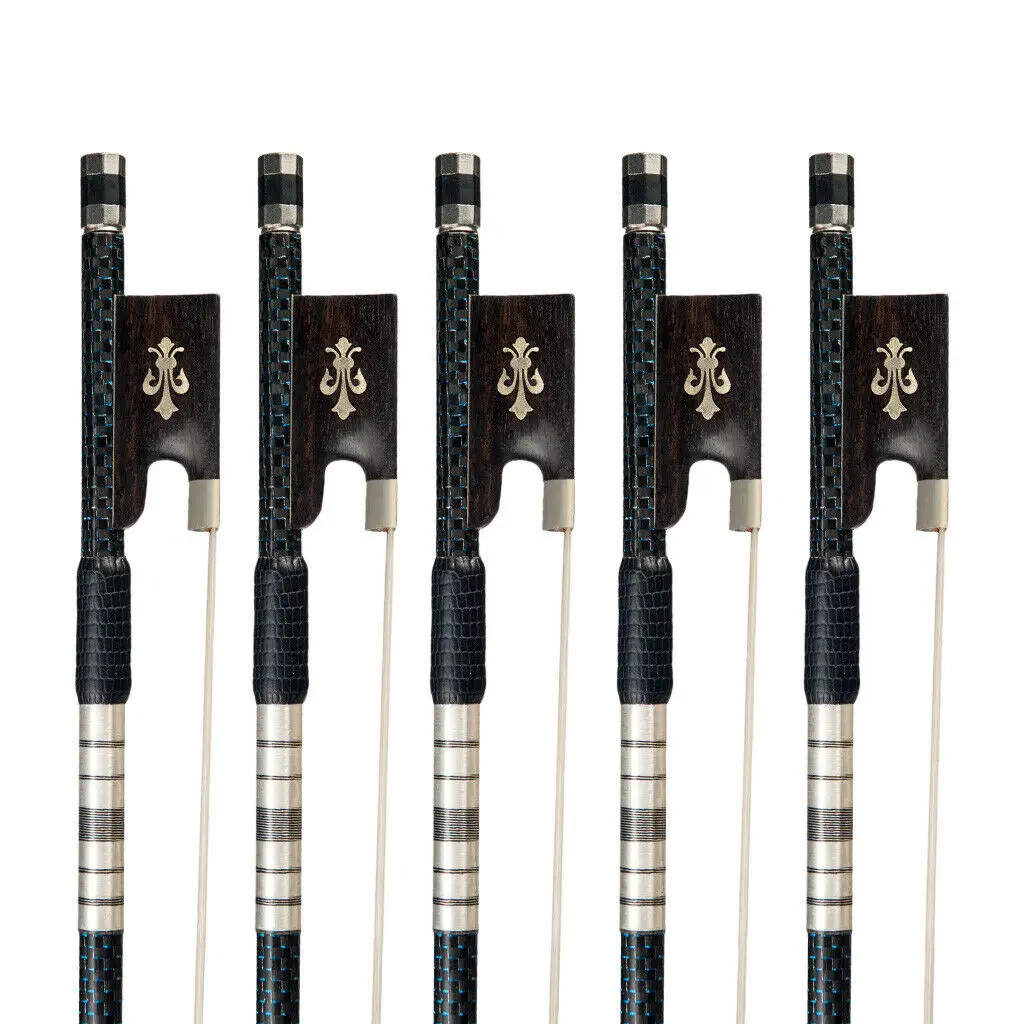 

5 шт., бант для скрипки из 4/4 углеродного волокна