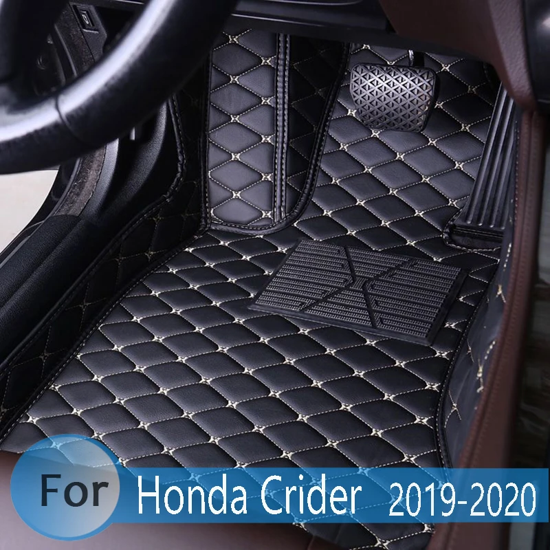 

For Honda Crider 2020 2019 Car Floor Mats Carpets Auto Accessories Interior Parts Waterproof Foot Pads Rugs Custom Covers Liners