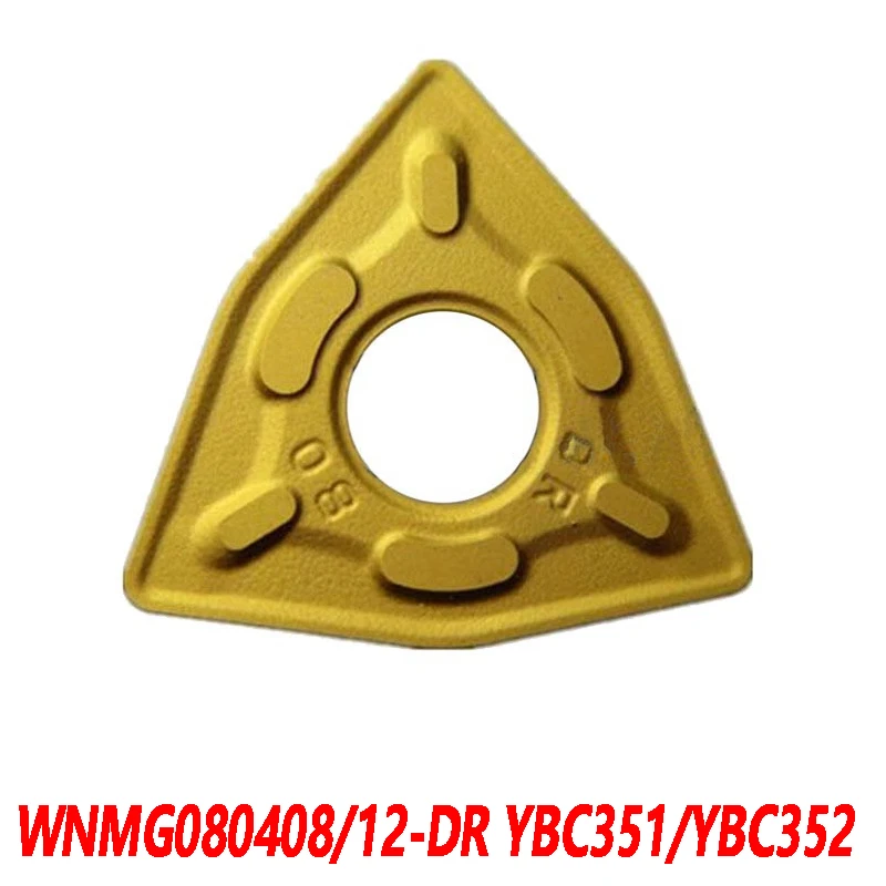 

100% Original WNMG080412-DR YBC352 WNMG080408-DR YBC351 10pcs Carbide insert CNC lathe blade Quality Assurance Efficient DR