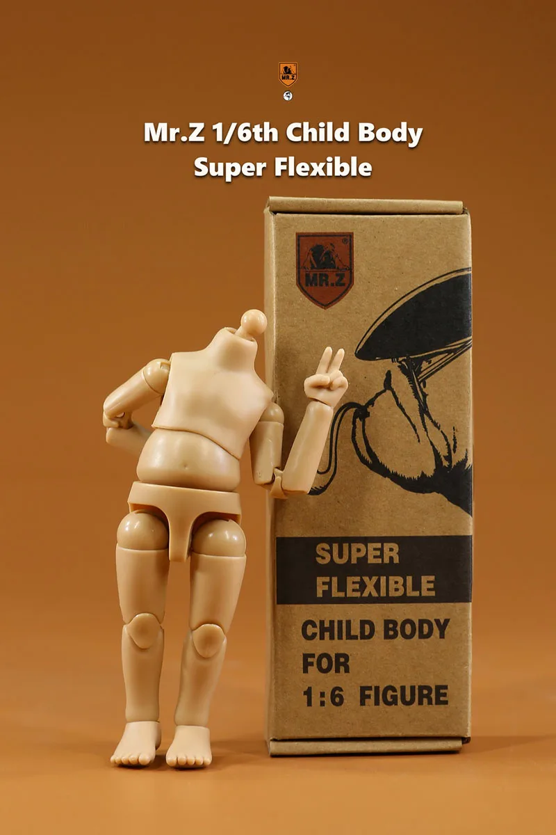 

Mr.Z 1/6 Scale Super Flexible Child Body Model Fit For 7" Figure Action Toys Movable Doll Kids