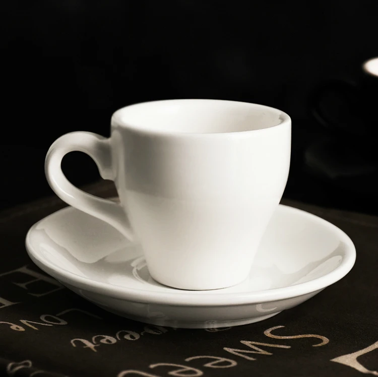 Кружка для эспрессо 80 мл итальянский простой цвет Керамическая маленькая