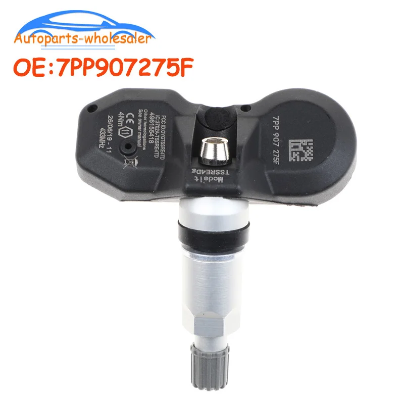 

Автомобильные аксессуары 7PP907275F 7PP-907-275F для Audi A4 A6 A8 Q7 R8 Volkswagen автомобильная система контроля давления в шинах TPMS датчик 433 МГц