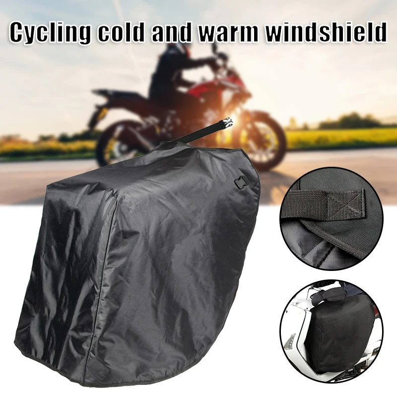 

Portable Electric Motorcycle Windshield Universal Windproof Waterproof Leg Protective Cover for Winter Riding SEC88
