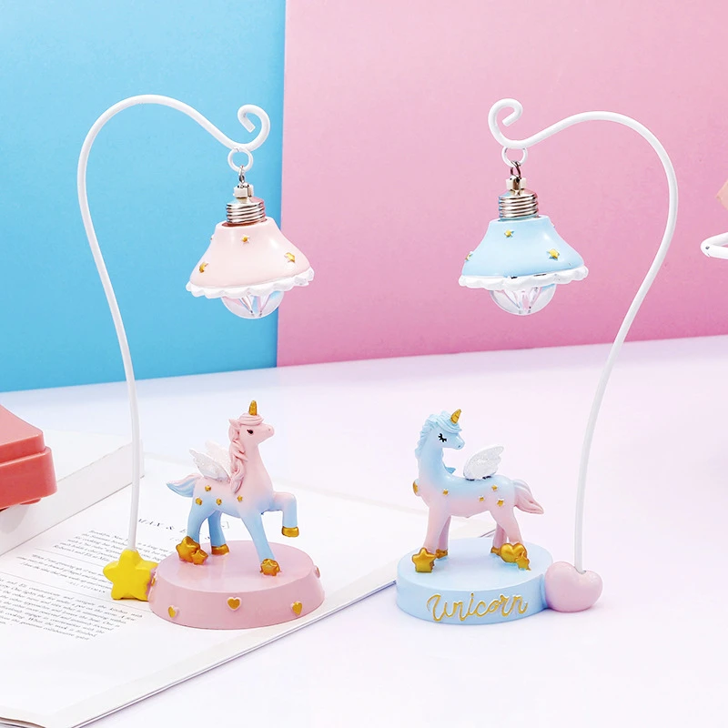 

Kawaii Единорог светодиодный ночсветильник игрушка мультфильм Единорог детский подарок для детей