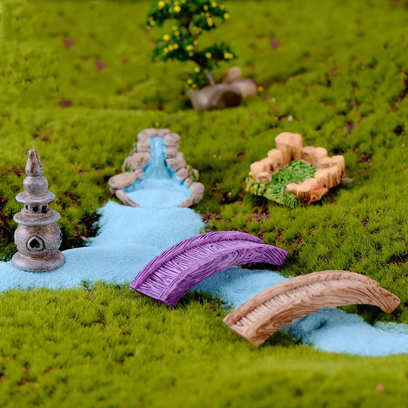 Миниатюрные фигурки сделай сам для моста и водяных скважин поделки миниатюрного