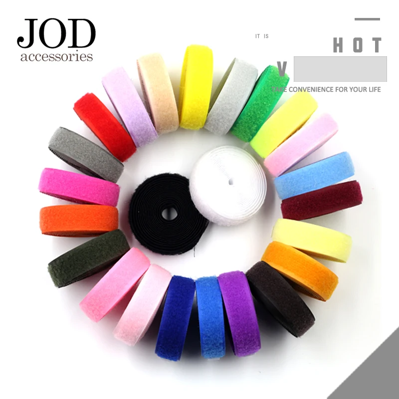 лента липучка 2 метр * см DIY крюк и петля клей крепежной ленты нейлон пуговиц