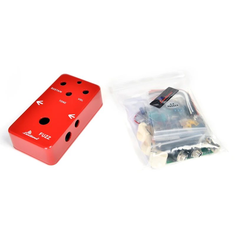 Фото Новая DIY педаль Fuzz и искажения, все комплекты с алюминиевой коробкой в стиле 1590B, истинное отключение для бас-гитары, бесплатная доставка №5
