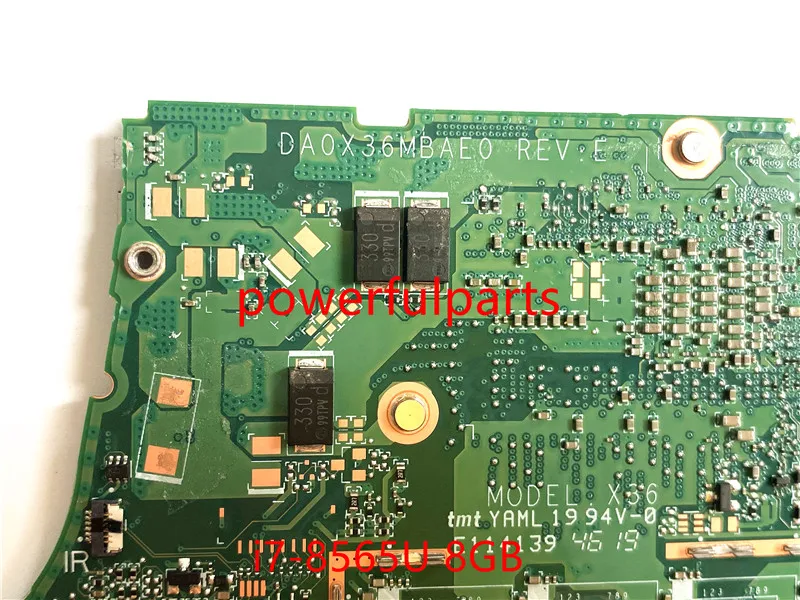 100 working for hp spectre x360 13 ap motherboard l37640 601 da0x36mbae0 with i7 8565u cpu 8gb ram tested ok free global shipping