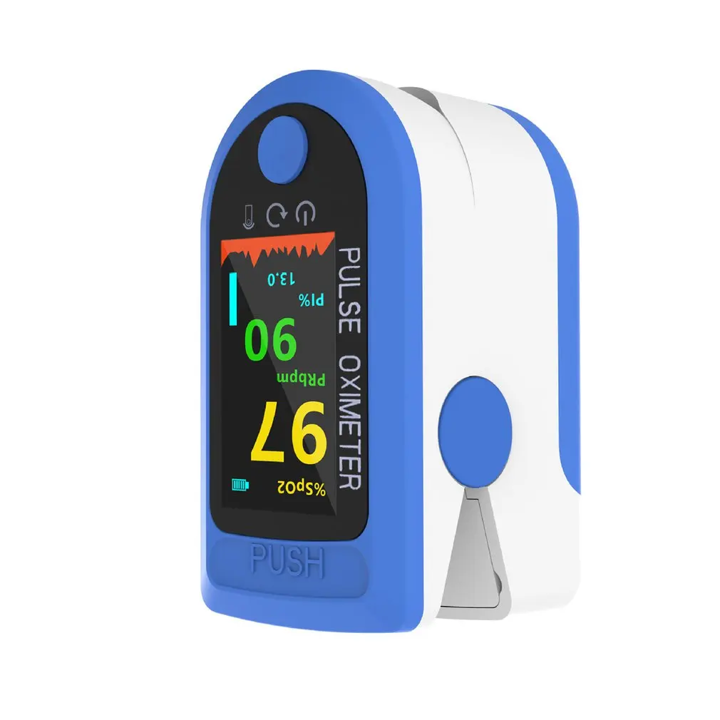 

Portable Finger Pulse Oximeter SpO2 PR Oxymeter OLED Fingertip Blood Oxygen Saturation Meter Heart Rate Monitor Oximetro de dedo