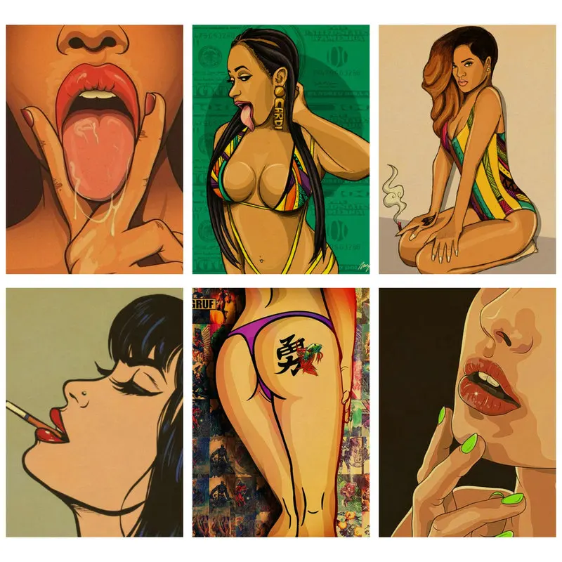 Индивидуальный дизайн г/кв. М бумажная открытка похвала соблазнительная девушка