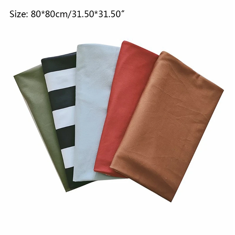 

2Pcs/Set 80x80cm Baby Pure Cotton Receiving Blanket Infants Swaddling Wraps Gift U50F