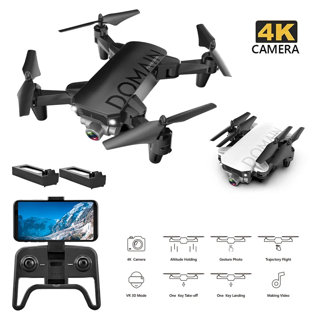 2 4 Ghz 4CH 4K WIFI стабилизация высоты регулируемый угол камеры RC Квадрокоптер Дрон