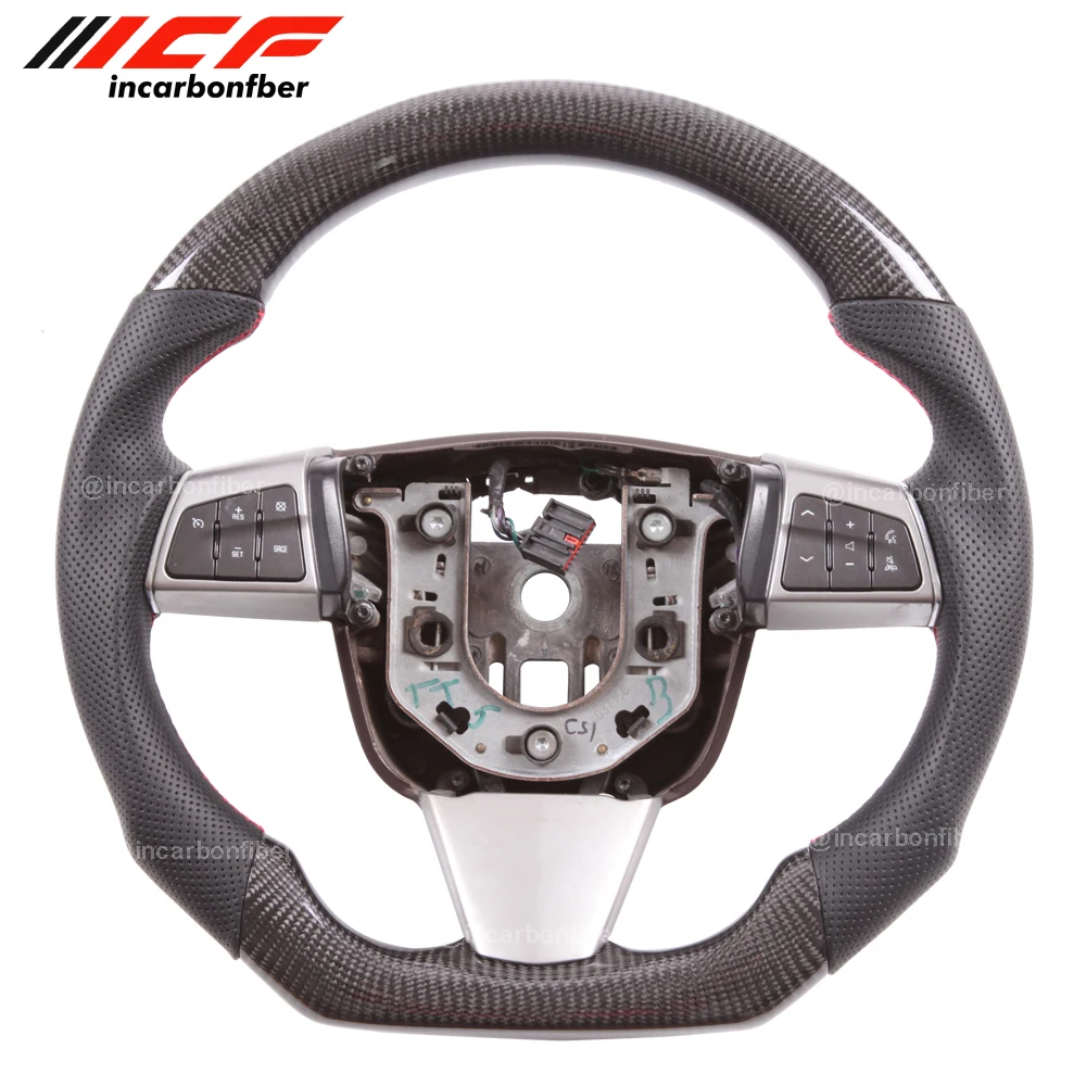 

Carbon Fiber Steering Wheel for Cadillac ATS，XT4,XT5,XT6,CT4,CT5,CT6