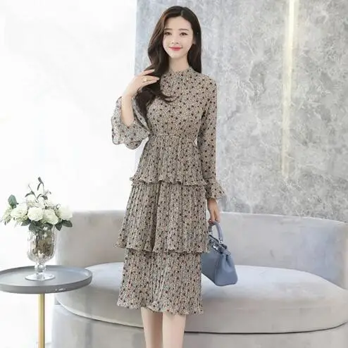 2020 Шифоновые Платья с цветочным принтом женские облегающие длинные платья