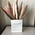 Искусственная пампасная трава, Декоративный букет сделай сам, ваза, домашний декор, засушенные цветы, тростник для нового года, праздника, свадьбы, вечеринки, 15 шт.