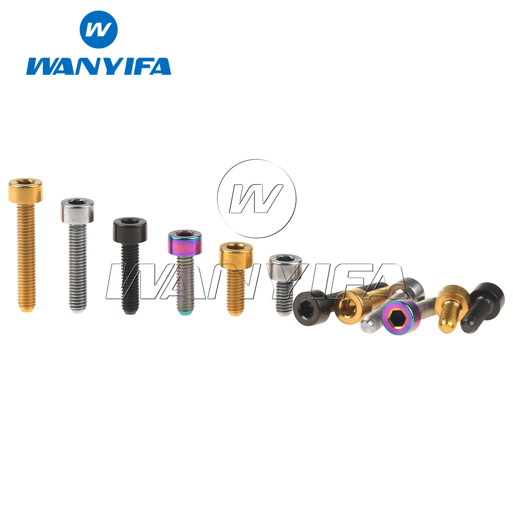 Титановый болт anyifa M3x6 8 10 12 15 18 мм клейкий винт для велосипеда титановая