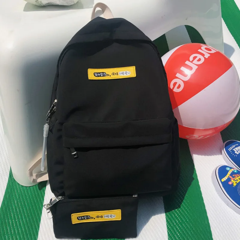 

Female Personality School Bags For Teenage Girls 2020 Nylon Travel Backpack Women Mochilas Sac A Dos Ladies Laptop Men Bag Pack