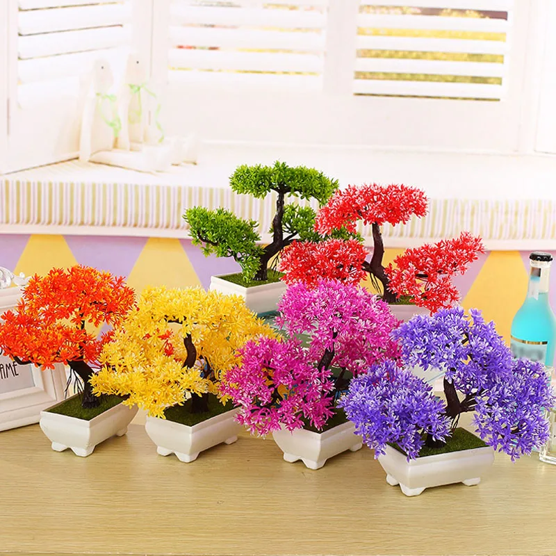 Искусственное растительное дерево искусственные растения бонсай Искусственный