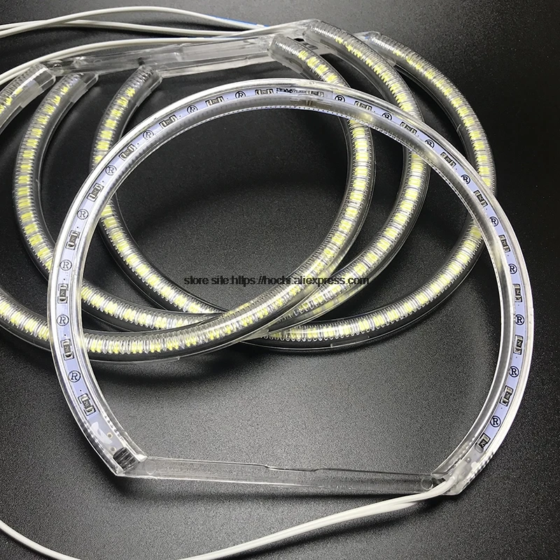 HochiTech для Toyota X100 Chaser 1996-2001 6th ультра яркий SMD белый светодиодный ангельские глазки halo Кольцо Комплект дневного света DRL