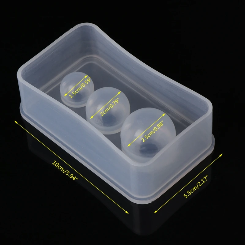 

Silicone Mold Mirror Craft DIY Jewelry Making Universe Ball UV Resin Cake Decor