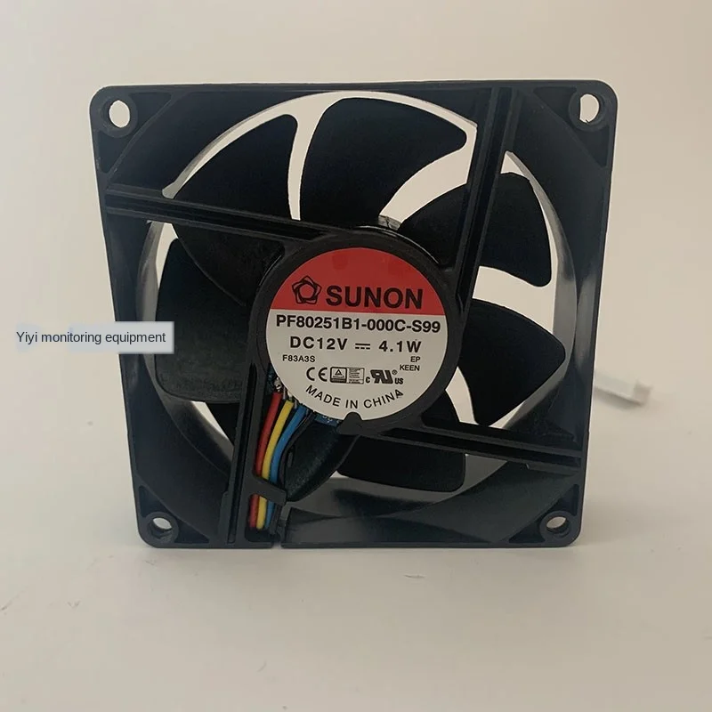 PF80251B1 000C A99 новый для SUNON pwm 4 проводный вентилятор 8025 12В 1 Вт 8 см охлаждения с