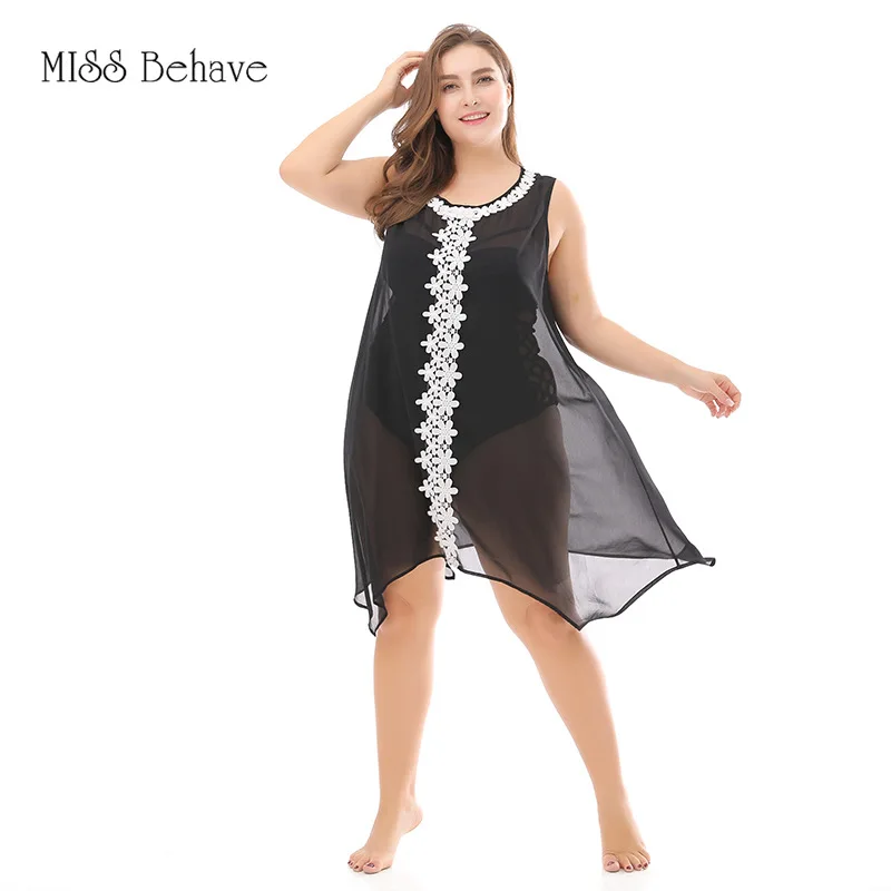 Новое летнее мини платье размера плюс для женщин свободное повседневное Черное