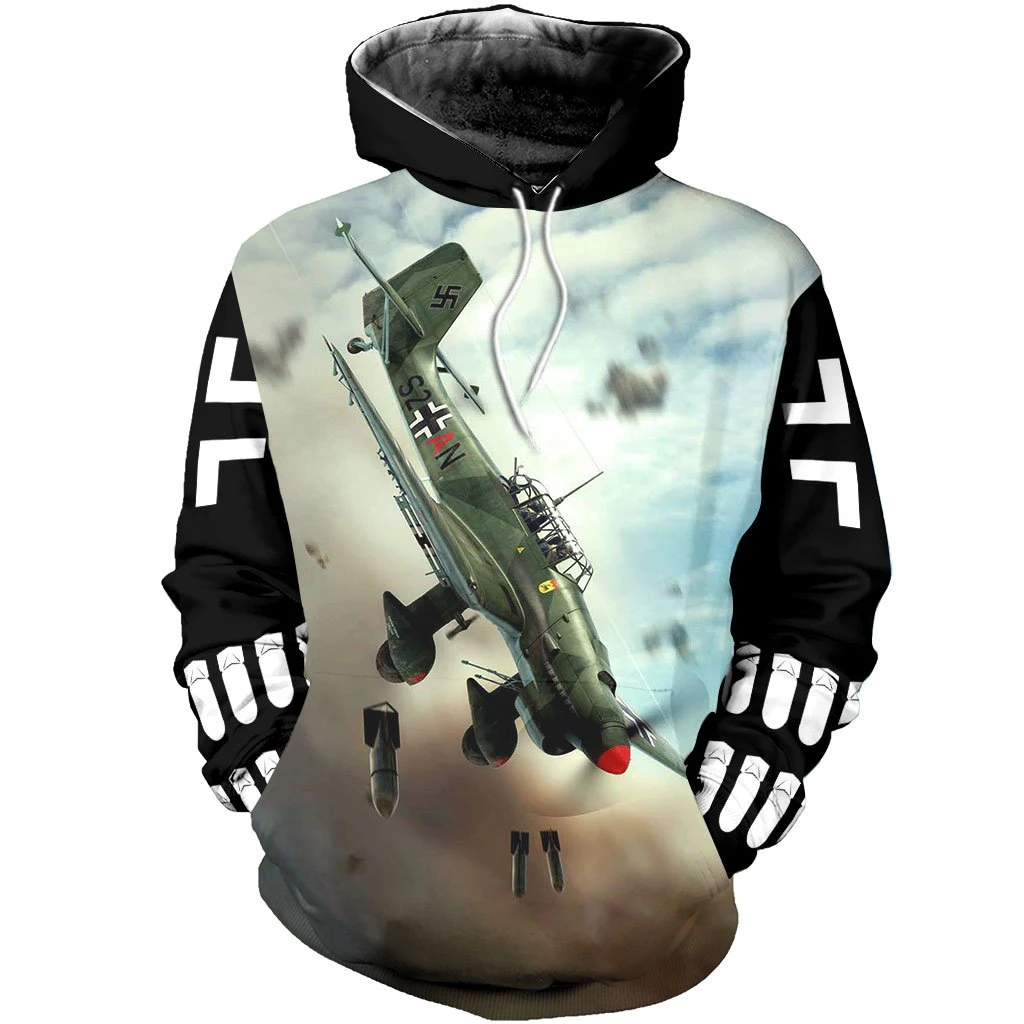 

Junkers Ju-87B 3D All Over Printing clothing new fashion unisex casual sweatshirt for man and women
