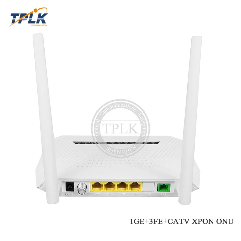 Лучшая цена 1GE + 3FE WI FI CATV 1USB XPON ONU с синхронная передача данных элемент соединения