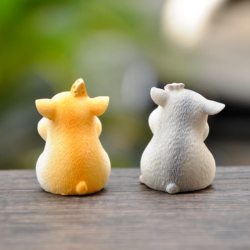 BAIUFOR милые куклы Мультяшные фигурки сыра хомяка и сказочные миниатюры садовые