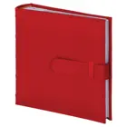 Фотоальбом BRAUBERG на 200 фото 10х15 см, под кожу, бумажные страницы, бокс, красный, 391193