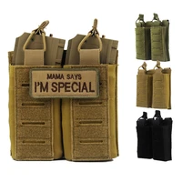 1000d tactical double magazine pouch military drop utility molle bag paintball airsoft magazine pouch pistol magazine holster