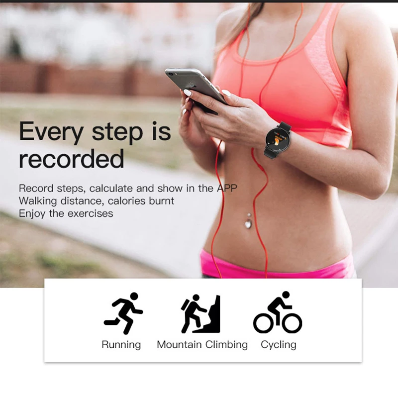 Waterproof Smart Watch For IOS Android Bluetooth Sports Smartwatch Men Women Watches Heart Rate Monitor Blood Pressure | Электроника