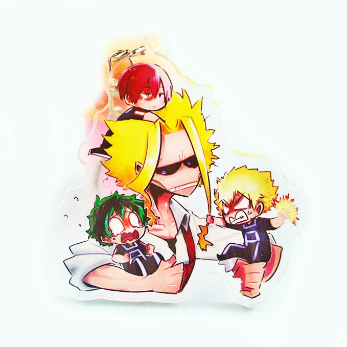Аниме My Hero Academia All Might брелки Bakugo Katsuki фигурные подвески подарки для женщин