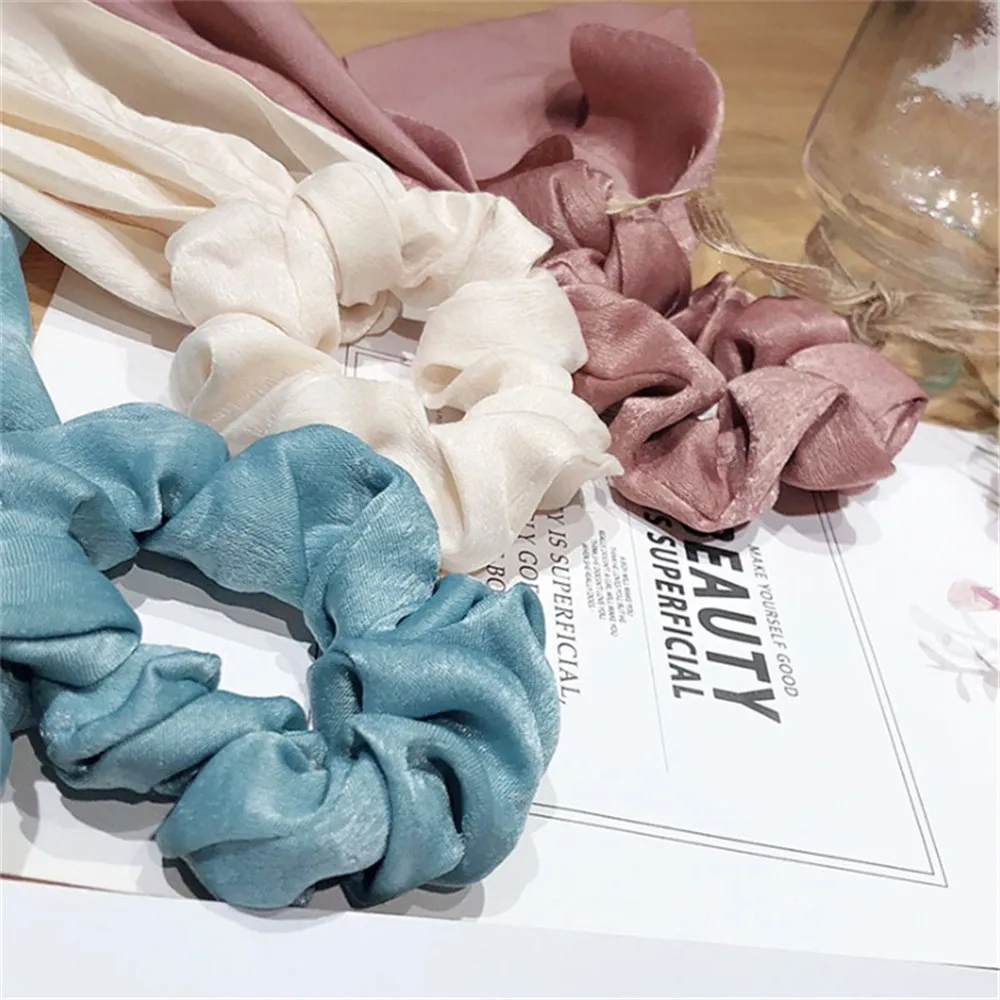 Винтажный женский головной убор тюрбан бант стримеры резинки для волос лента