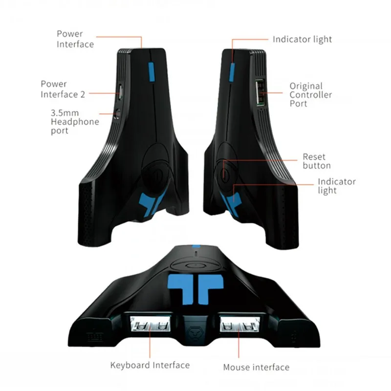 Проводной конвертер клавиатуры и мыши usb-хаб для контроллеров PS4 PS3 портативный