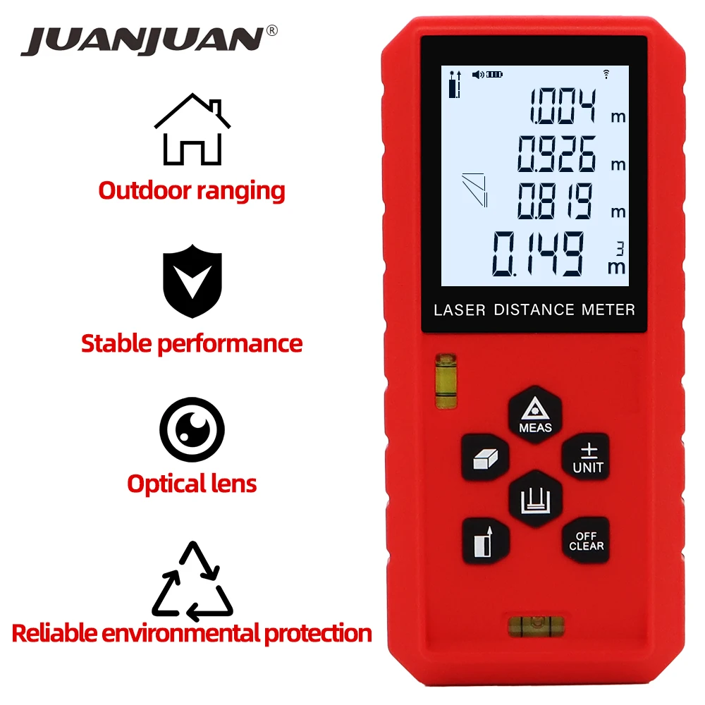 Лазерный дальномер 30 м 40 60 фотоустройство цифровой измерение 40% скидка|Лазерные