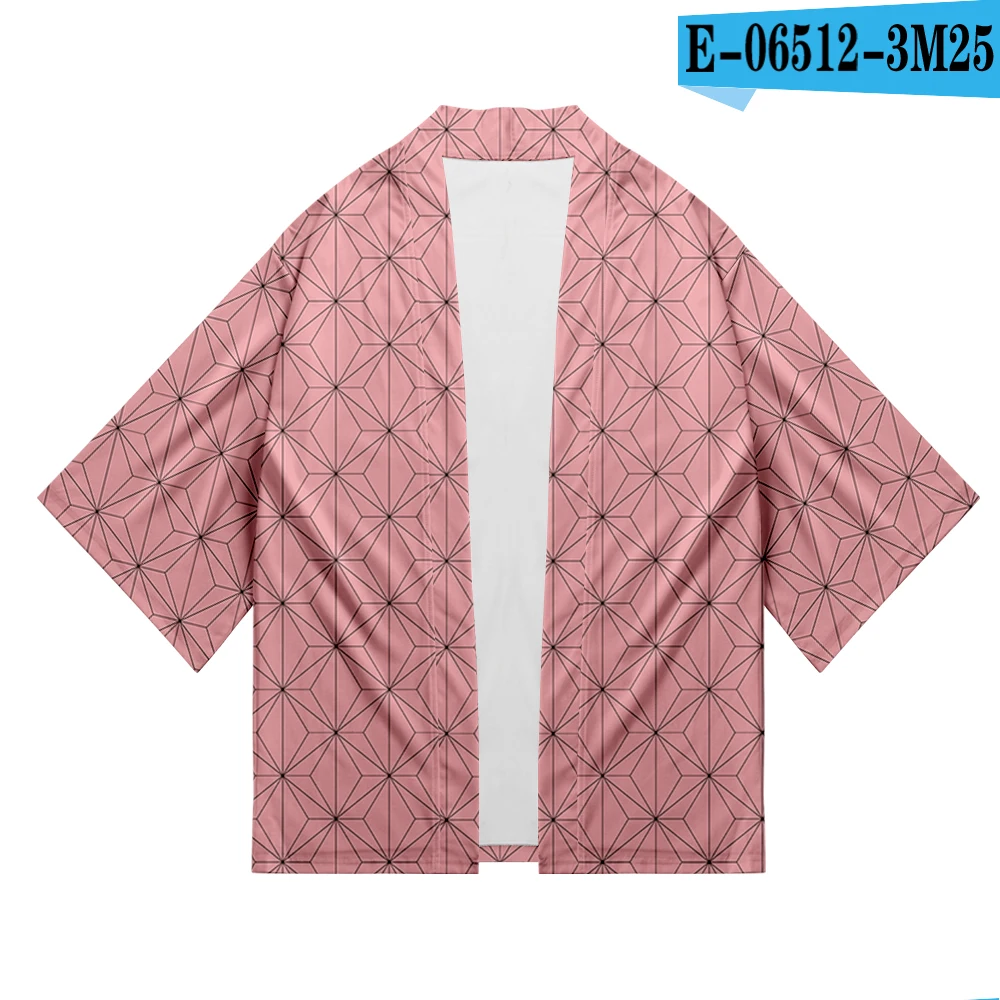 Kimonos японское женское кимоно Аниме демон Slayer то же кимоно кардиган для костюмированного представления пара кимоно юката лето осень Ориент кимоно - Цвет: 3D