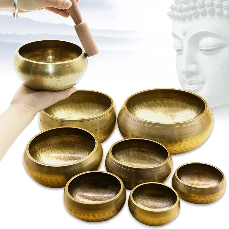 

Тибетская звуковая чаша Будды, Непал, ручная работа, Йога, медитация, чаша, музыкальная терапия, Религиозные принадлежности, колокольчик