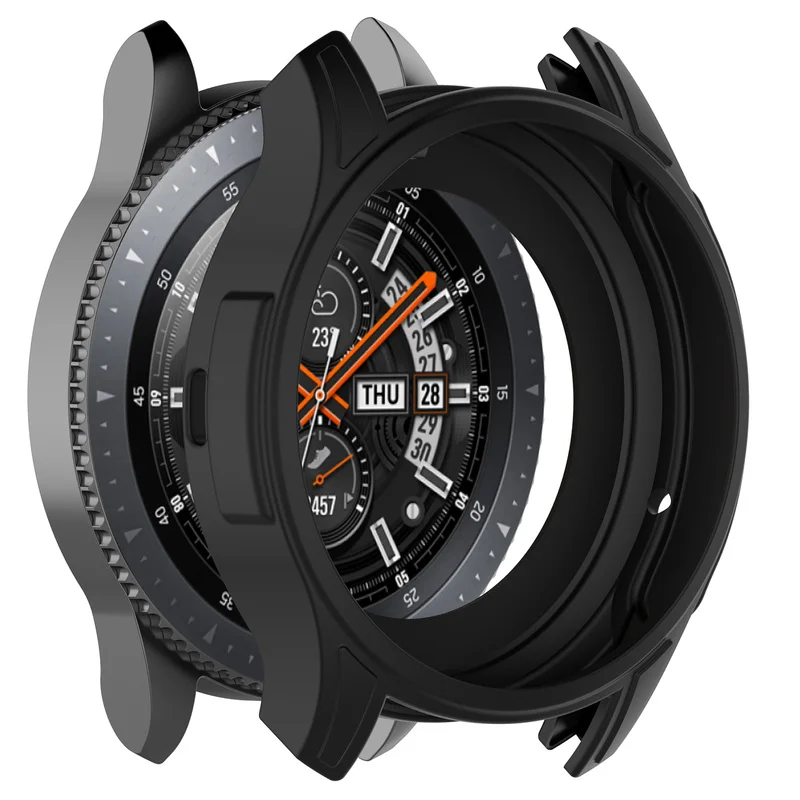Чехол для Gear S3 Frontier силиконовый защитный чехол Samsung Galaxy Watch 46 мм Band аксессуары