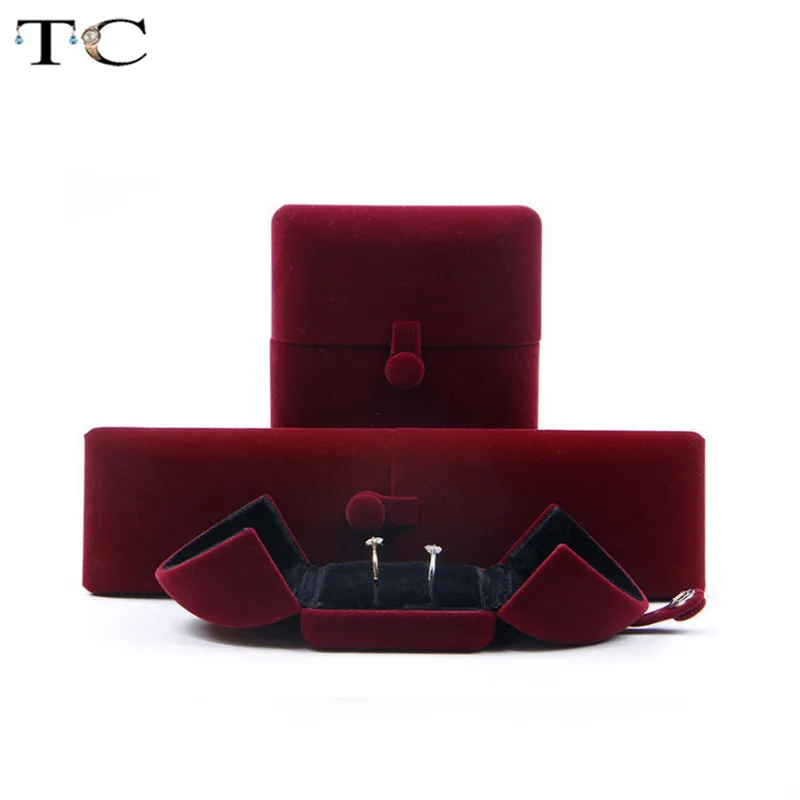 Шкатулка для ювелирных изделий высокого качества с двойной открытой пряжкой