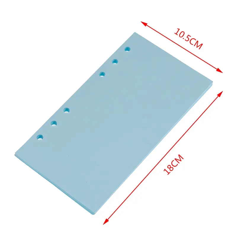 

40 Sheets Loose-Leaf Diary Insert A6 To Do/Blank/Ruled/Lattice Planner Refill Organiser Student Stationery Notebook Sticky Notes