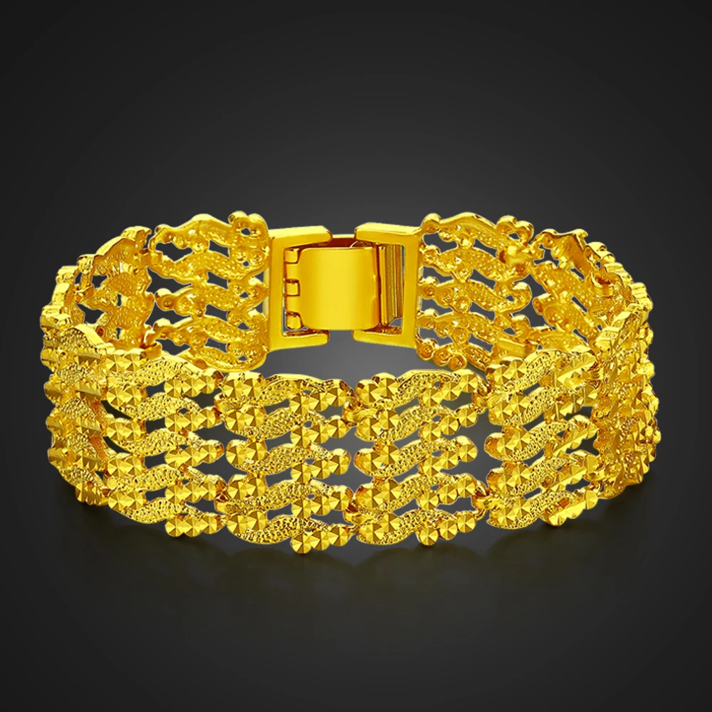 Мужской/женский браслет из серебра 100% пробы золотая цепочка шириной 20 мм|Гибкие и