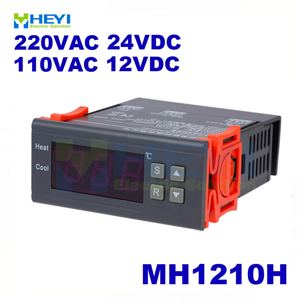 Цифровой регулятор температуры 0-300 градусов Цельсия MH1210H 10A 12 в 24 110 В 220