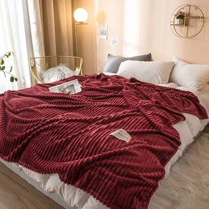 DIMI Winter Plaid Bedspreads Plaid Blanket Super Soft Throw Fleece Blankets On The Bed