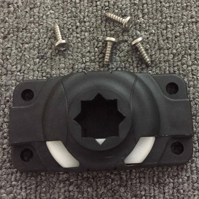 

8Pcs Boat Kayak Rod Holder Mount Base with Screws Boat Canoe Slide Rail Kayak DIY Fishing Rod Mount Base Accessories