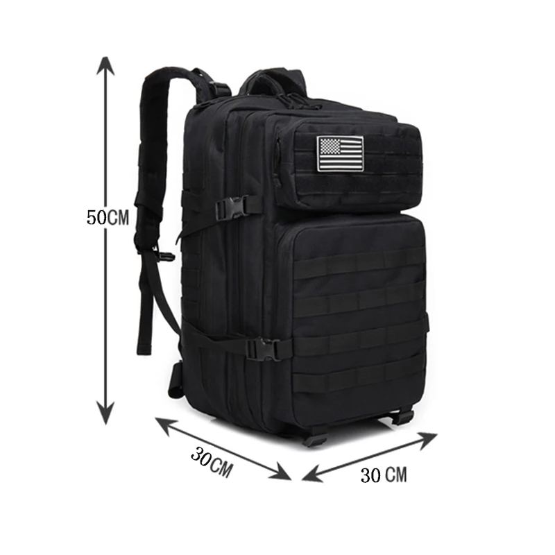 45L уличный военный Камуфляжный Рюкзак штурмовой тактический рюкзак для