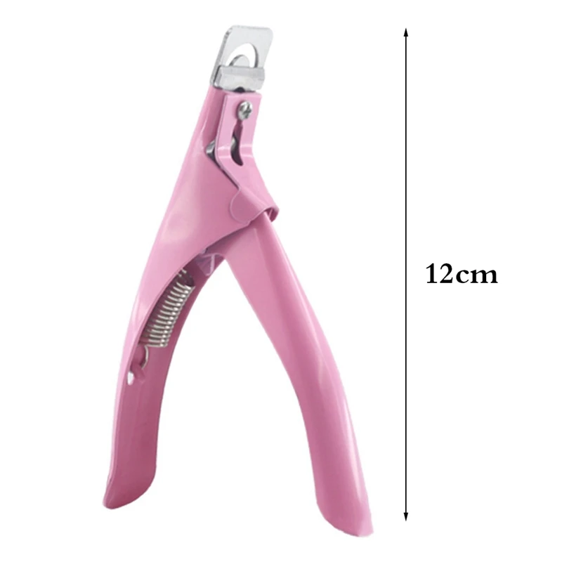 

2021 Nail Art Clipper Cutter UV Gel False Nail Tips Edge Cutters Stainless Steel U One Word Clippers Manicure Tool