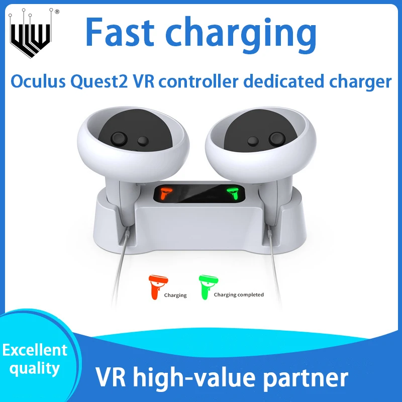 

Контроллер виртуальной реальности для Oculus вопросов 2, зарядное устройство, двойной контроллер виртуальной реальности, быстрая зарядка, игр...